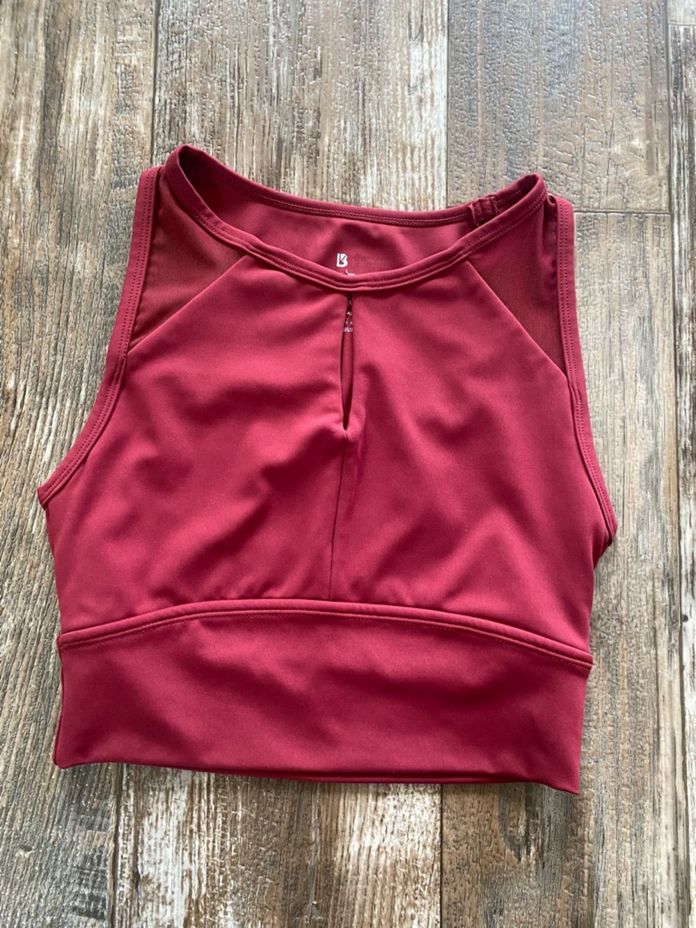 BuffBunny Burgundy Step up crop